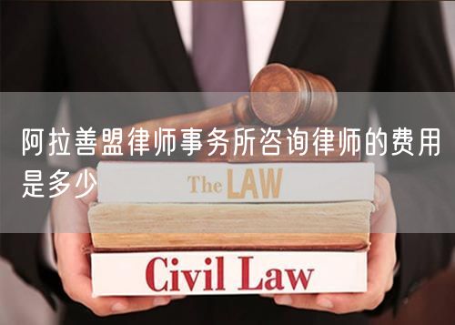 阿拉善盟律師事務(wù)所咨詢律師的費用是多少