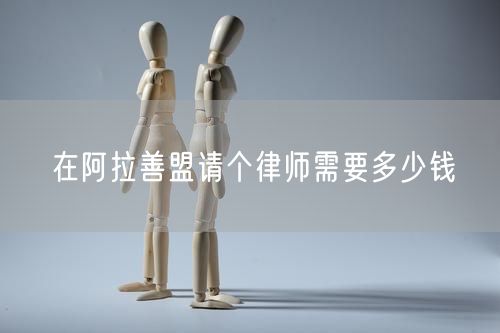 在阿拉善盟請個律師需要多少錢