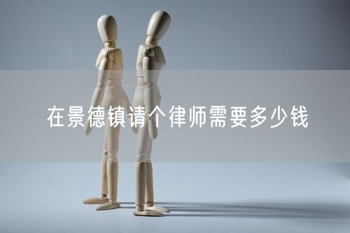 在景德鎮(zhèn)請個律師需要多少錢