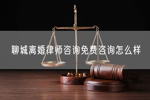 聊城離婚律師咨詢免費咨詢怎么樣