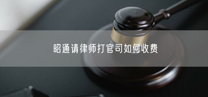 昭通請律師打官司如何收費(fèi)