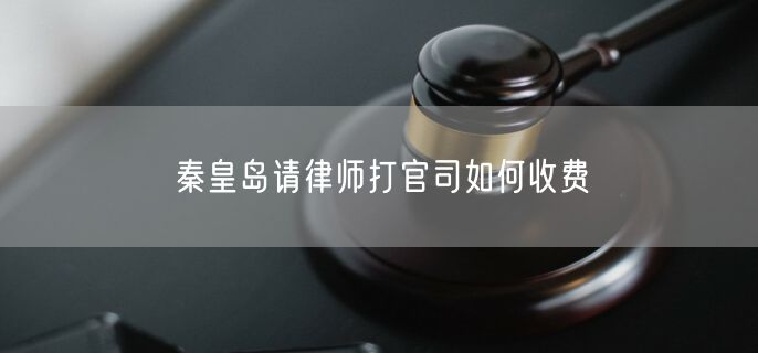 秦皇島請律師打官司如何收費