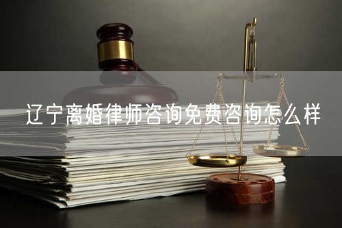 遼寧離婚律師咨詢免費咨詢怎么樣